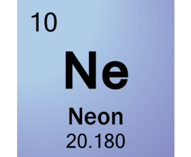 who discovered neon on the periodic table